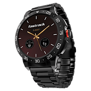 Buy fastrack Magnus FX3 Smartwatch with Bluetooth Calling 37mm UltraVU Display IP68 Water Resistant Black Metal Strap Online Croma